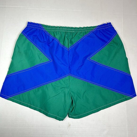 Rare Vintage 90s Polo Ralph Lauren Mens Swim Trunks Anchor X Spell Out Nylon M - Picture 6 of 6